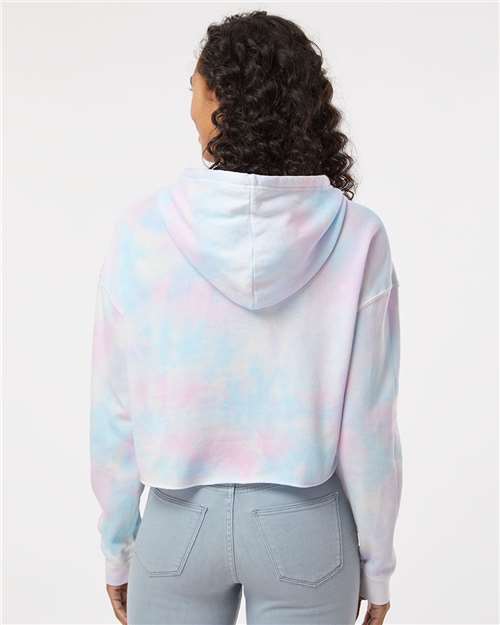 Independent Trading Co. Women’s Lightweight Crop Hooded Sweatshirt AFX64CRP