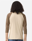 American Apparel Unisex CVC Three-Quarter Sleeve Tee 2003CVC