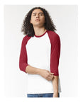 American Apparel Unisex CVC Three-Quarter Sleeve Tee 2003CVC