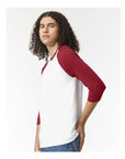 American Apparel Unisex CVC Three-Quarter Sleeve Tee 2003CVC