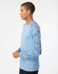 Paragon Unisex Cayman Performance Camo Colorblocked Long Sleeve T-Shirt 216