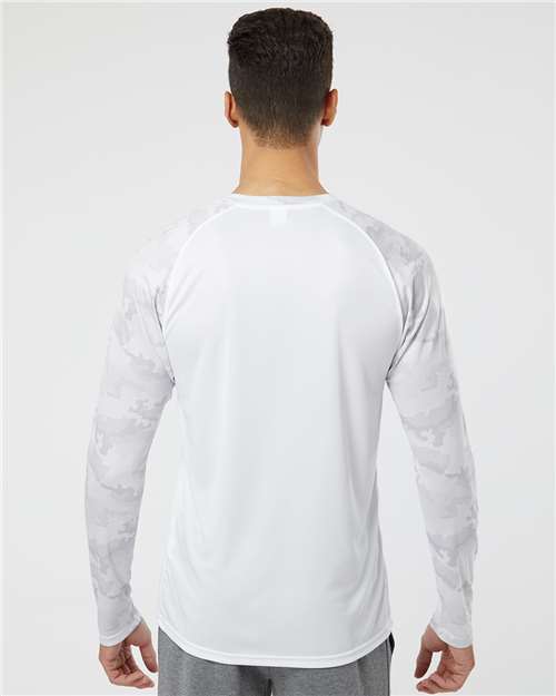 Paragon Unisex Cayman Performance Camo Colorblocked Long Sleeve T-Shirt 216