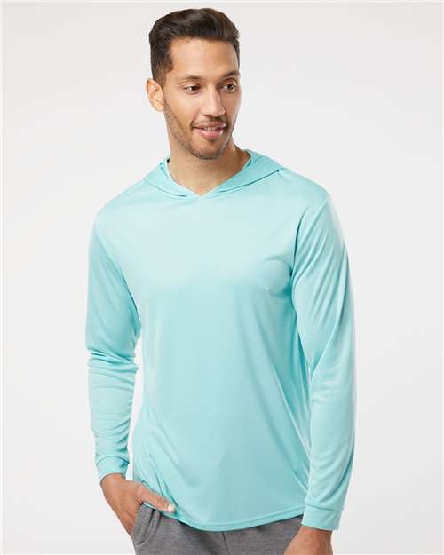 Paragon Unisex Bahama Performance Hooded Long Sleeve T-Shirt 220