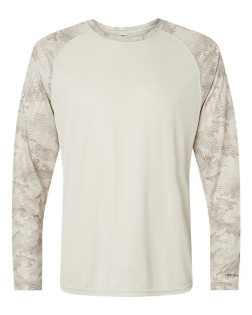 Paragon Unisex Cayman Performance Camo Colorblocked Long Sleeve T-Shirt 216