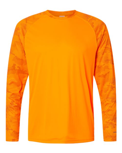 Paragon Unisex Cayman Performance Camo Colorblocked Long Sleeve T-Shirt 216