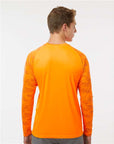 Paragon Unisex Cayman Performance Camo Colorblocked Long Sleeve T-Shirt 216