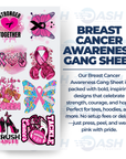 22x48 Inches Breast Cancer Awareness Gang sheet