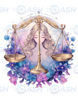 22x48 Inches Libra Zodiac Gang sheet