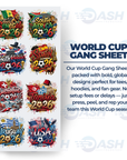 22x48 Inches World Cup Gang sheet