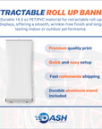 Retractable Roll Up Vinyl Banner