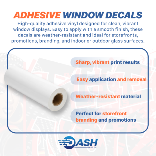 Adhesive Window Decals