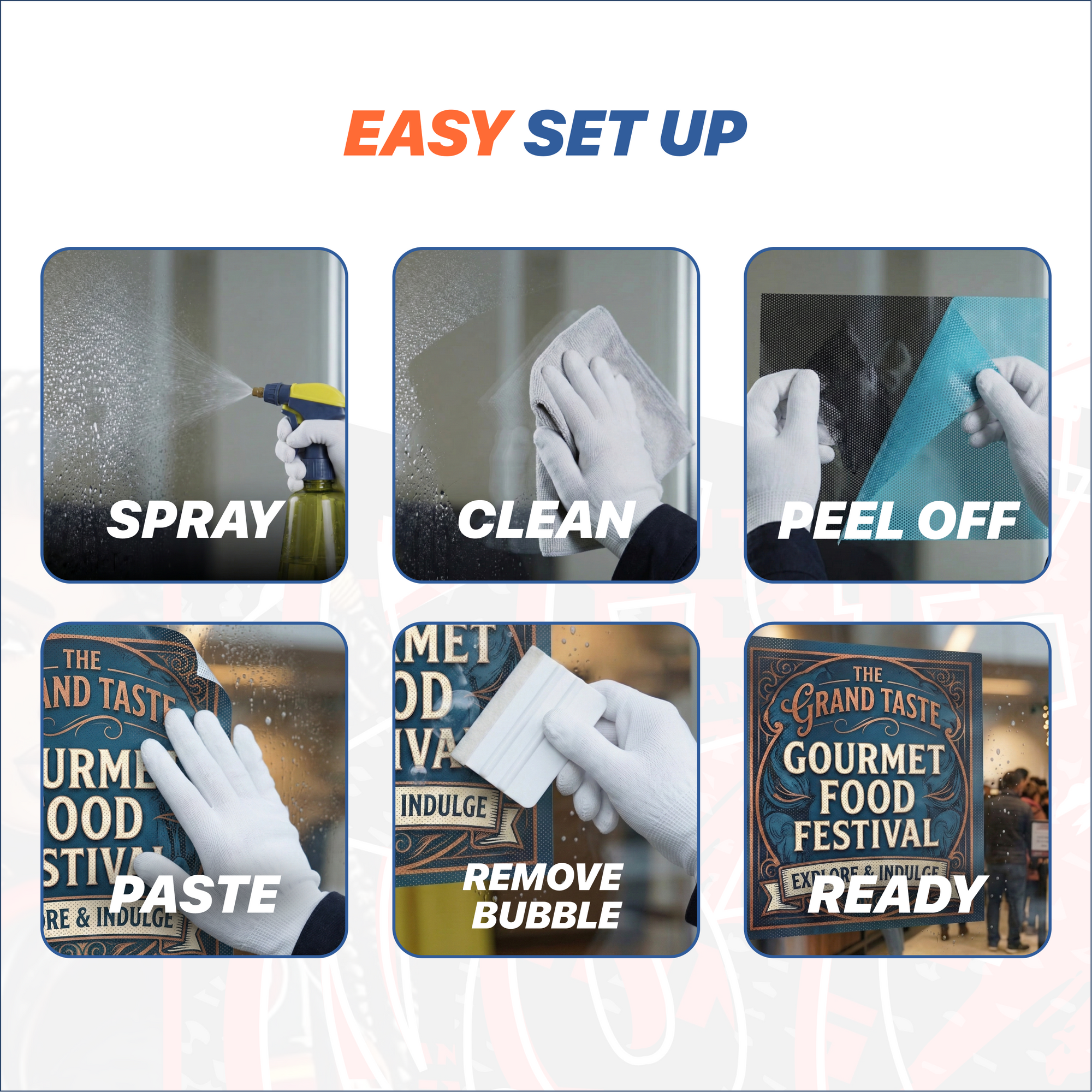 Adhesive Window Decals