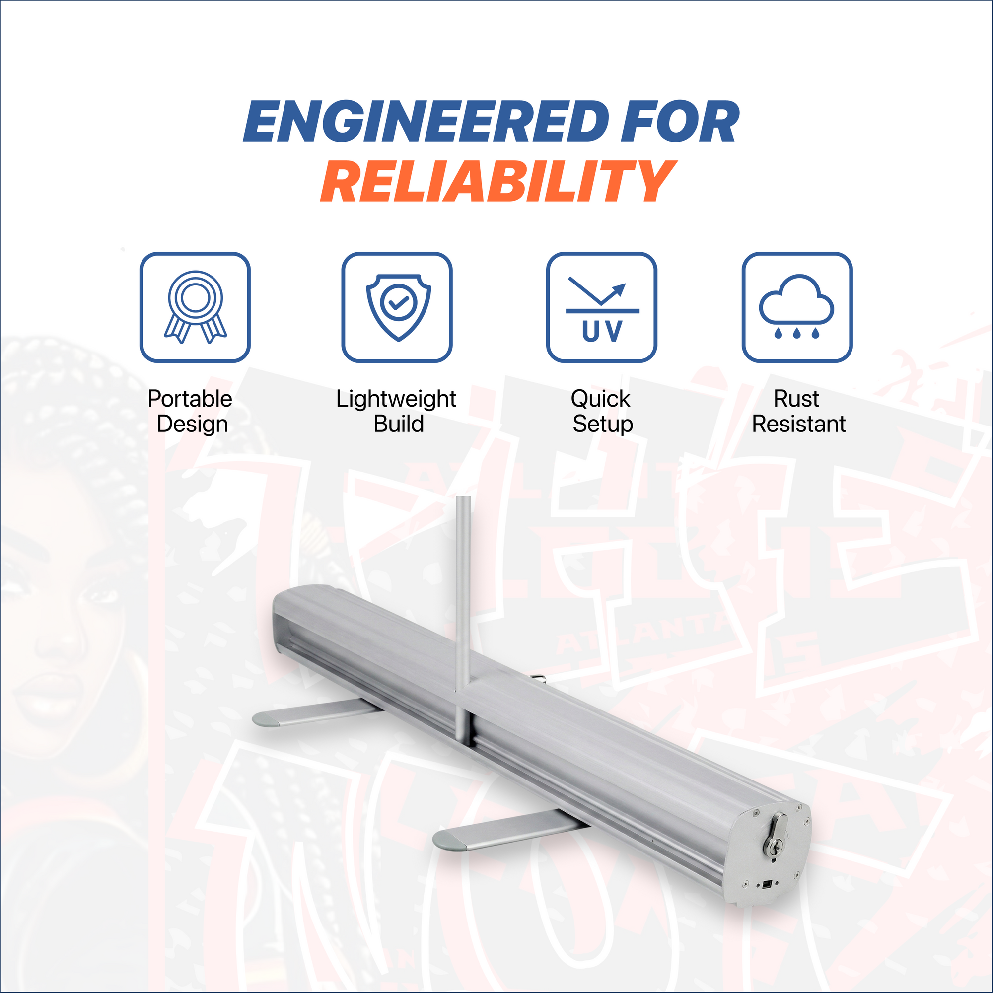 Retractable Roll Up Vinyl Banner
