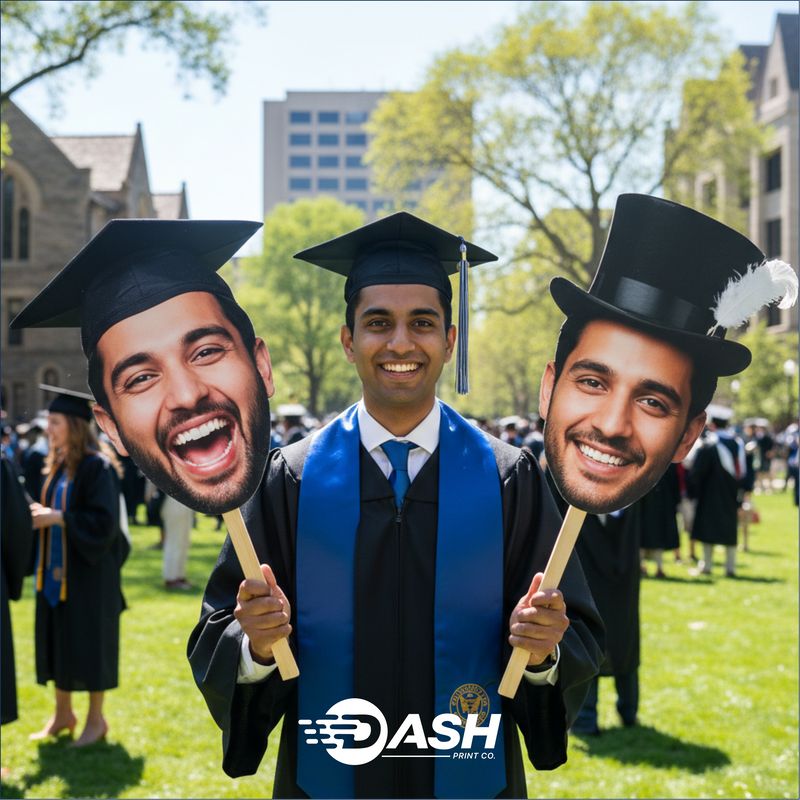Graduate Big-Head Cutout