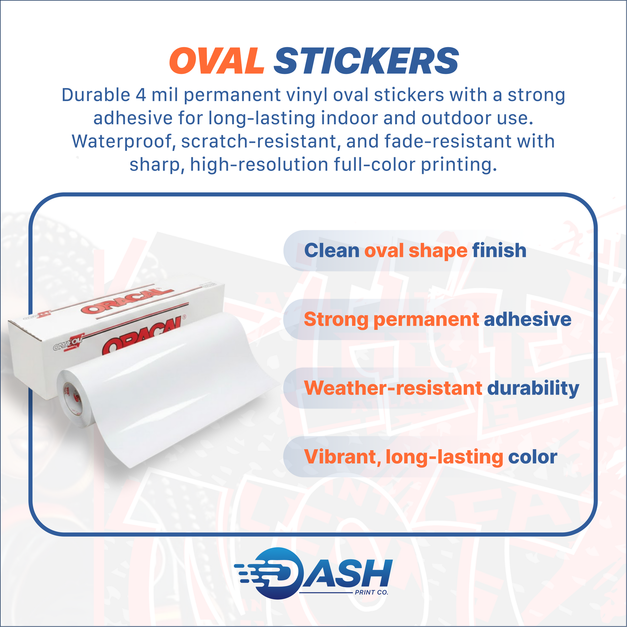 Oval Stickers
