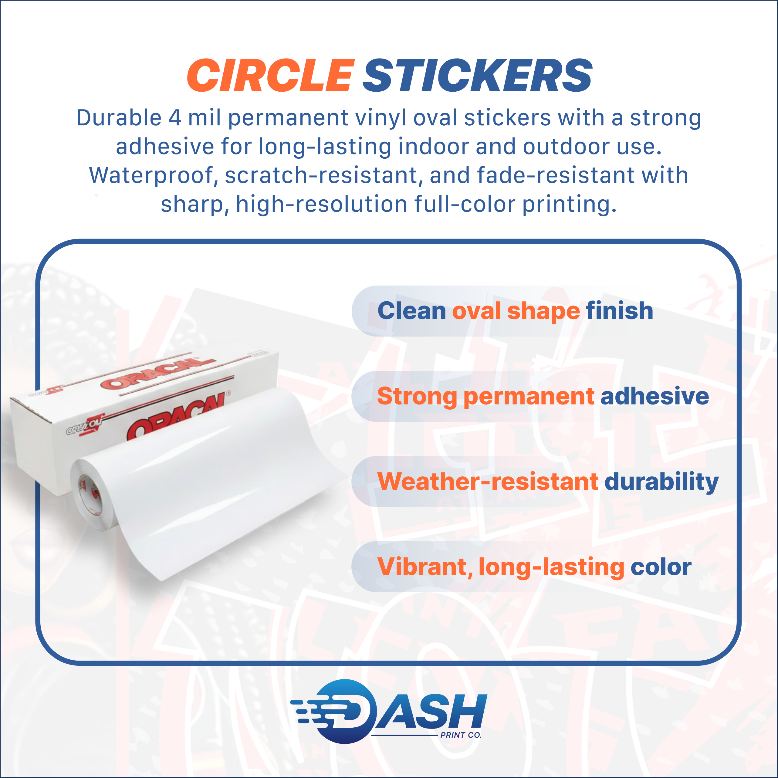 Circle Stickers (Round Stickers) – Dash Print Co