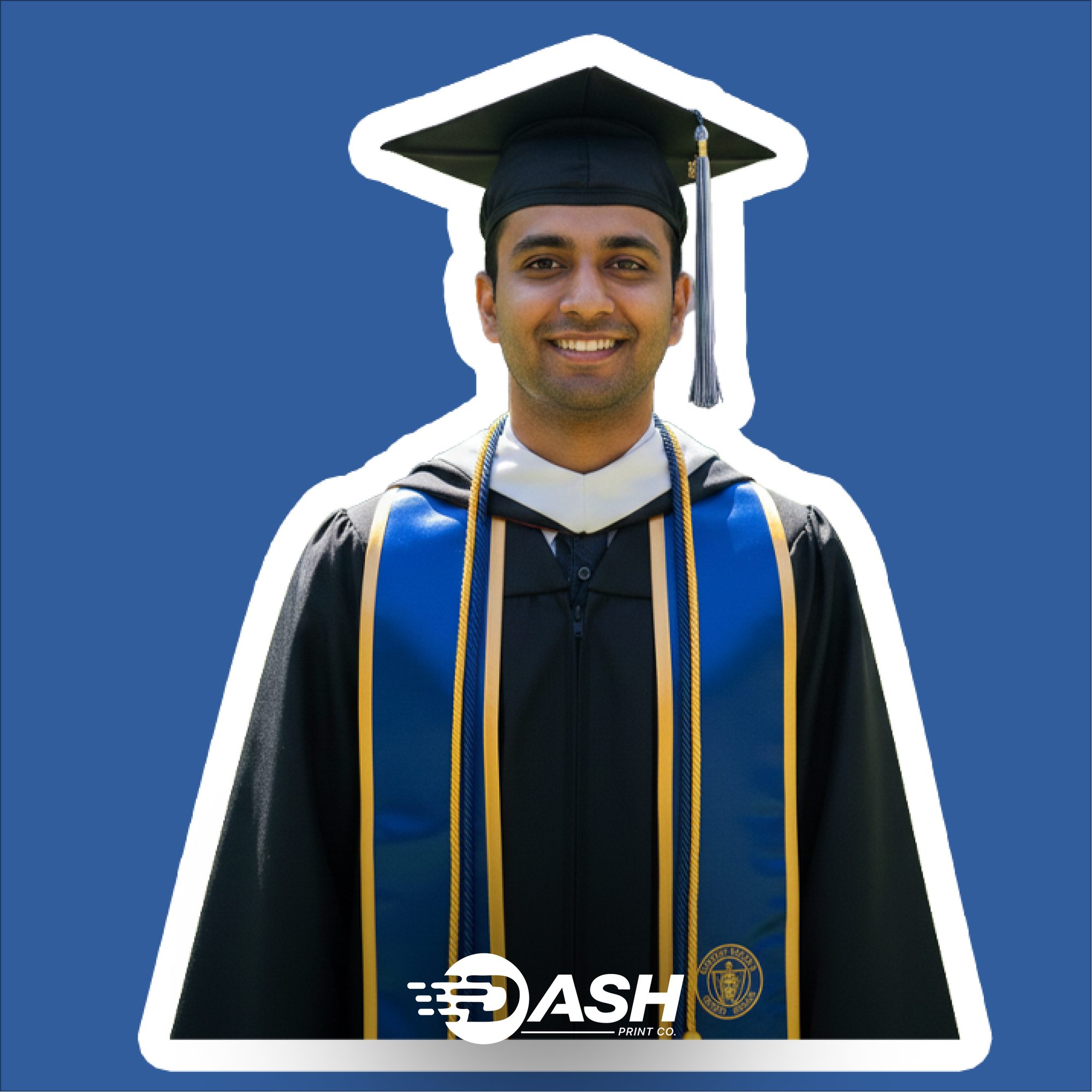 Graduation Waist-Up Cut-Out