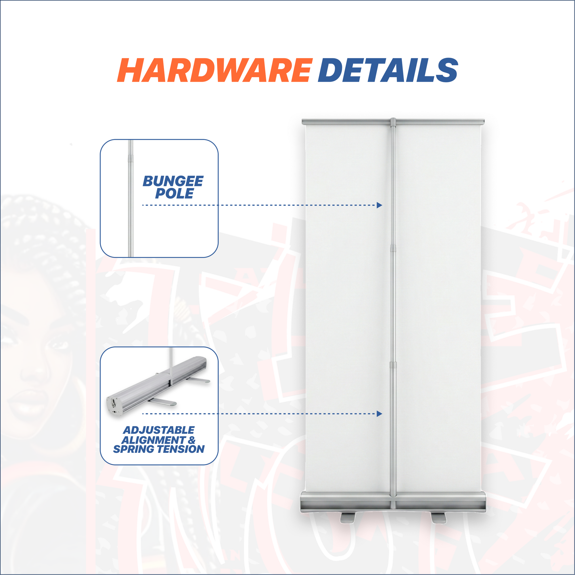 Retractable Roll Up Vinyl Banner