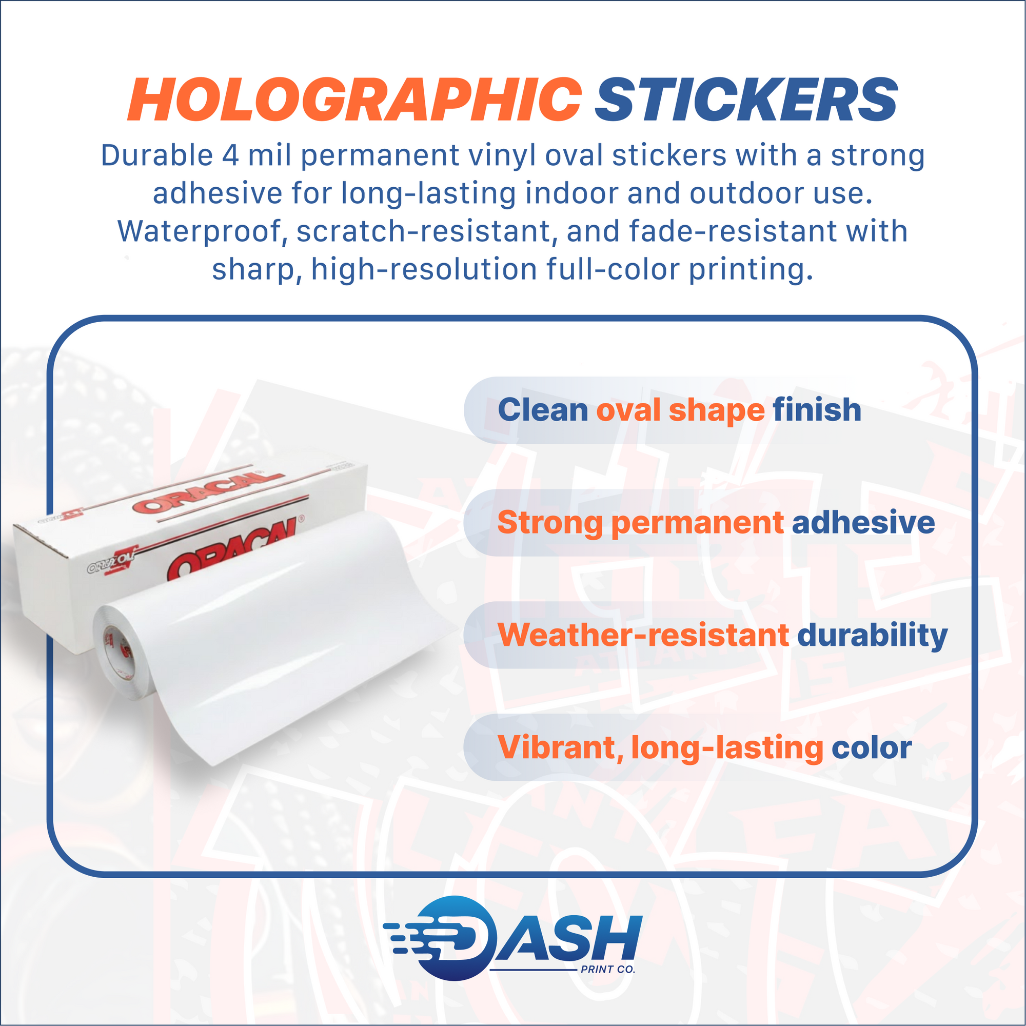 Holographic Stickers