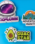 Custom Shape Kiss-Cut Stickers