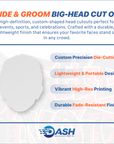 Bride & Groom Big-Head Cutout