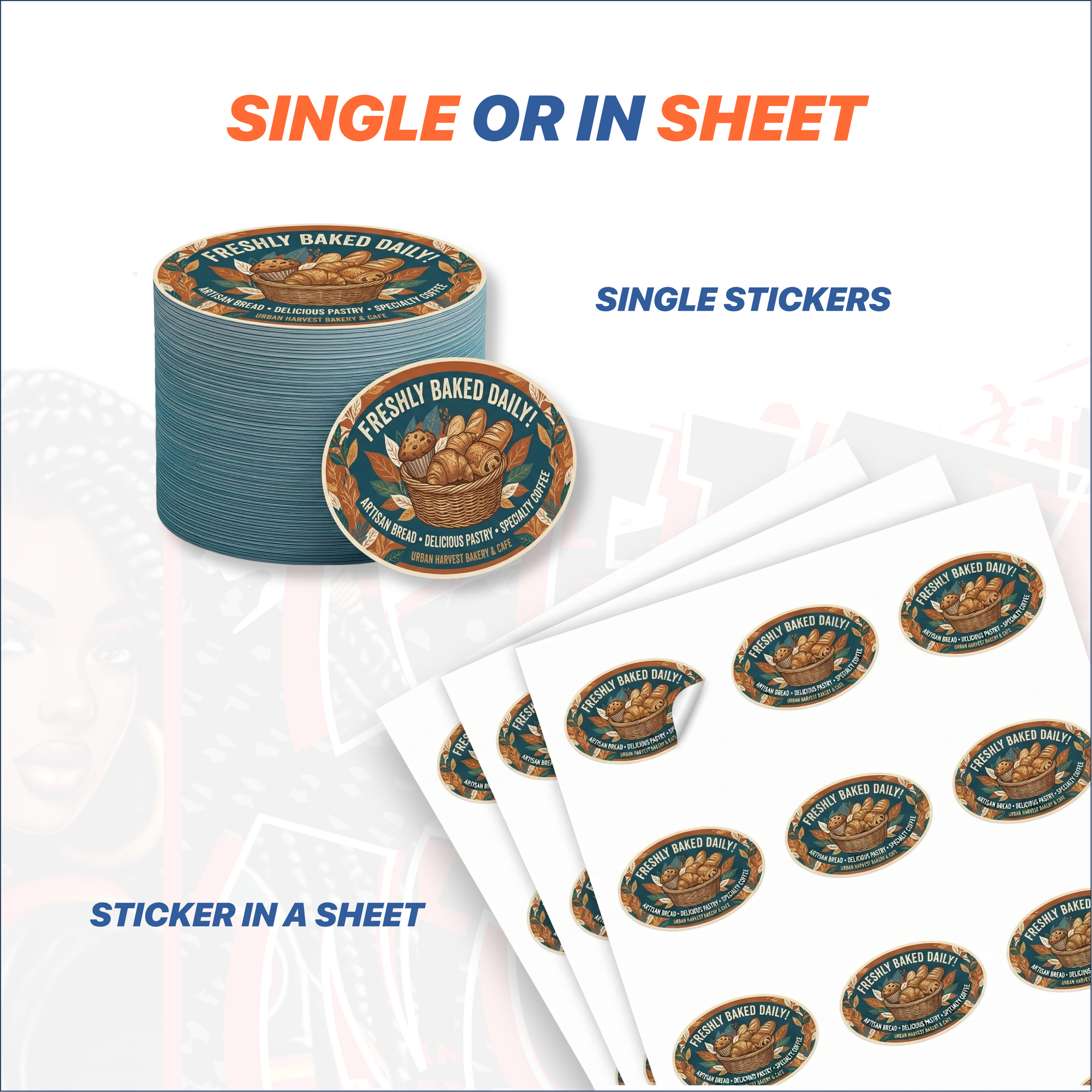 Oval Stickers