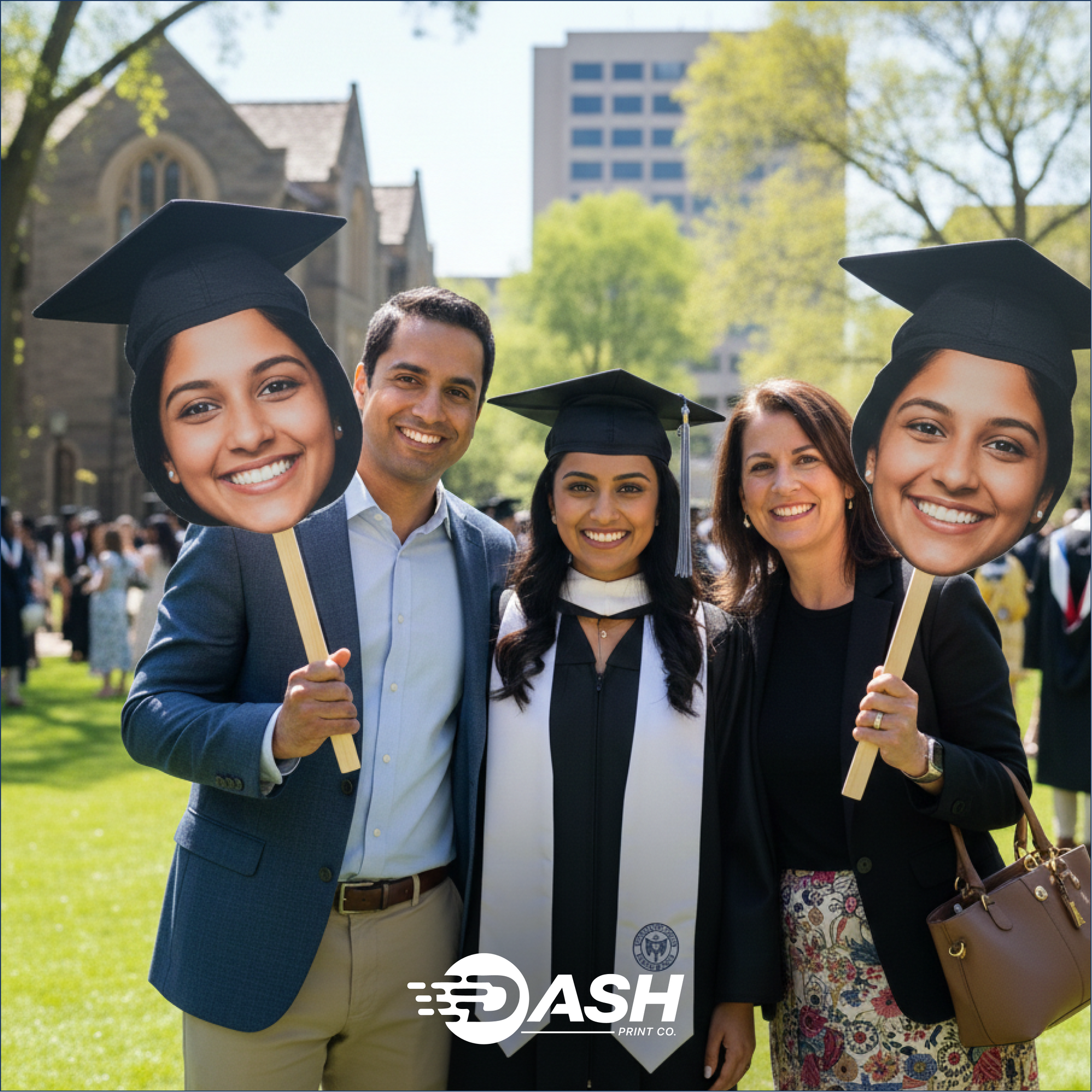 Graduate Big-Head Cutout