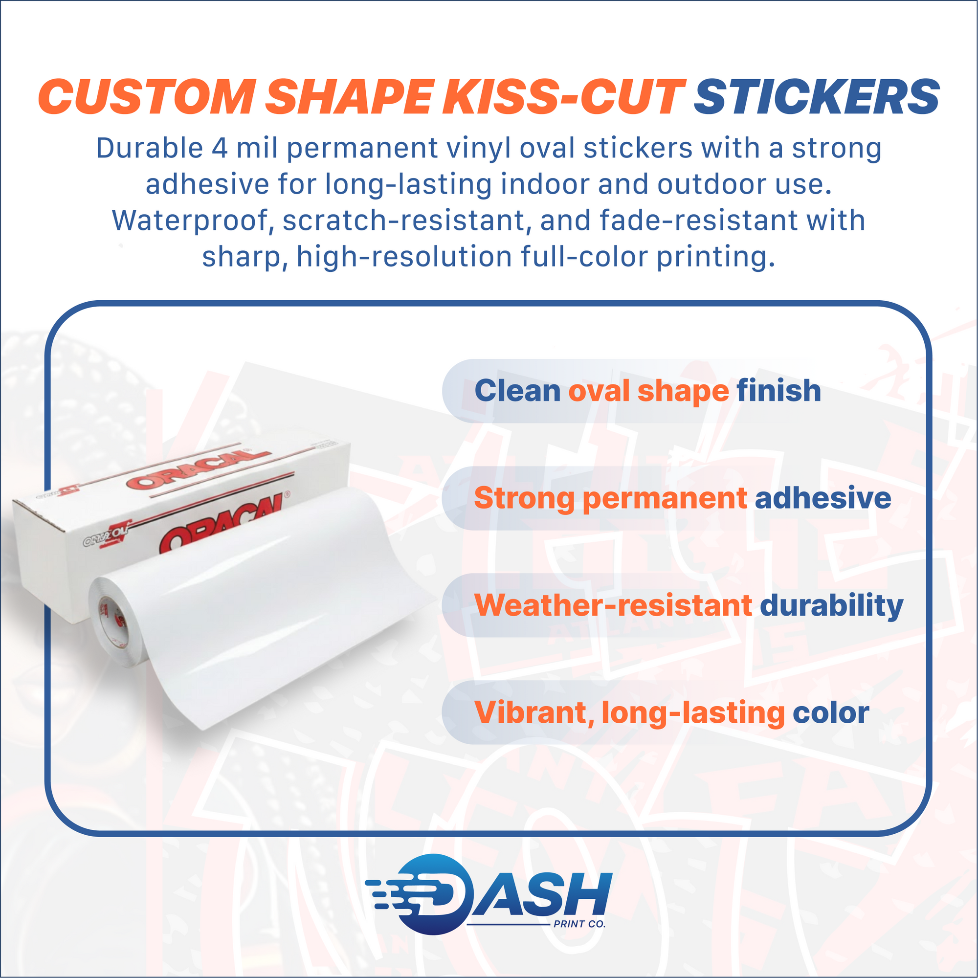 Custom Shape Kiss-Cut Stickers