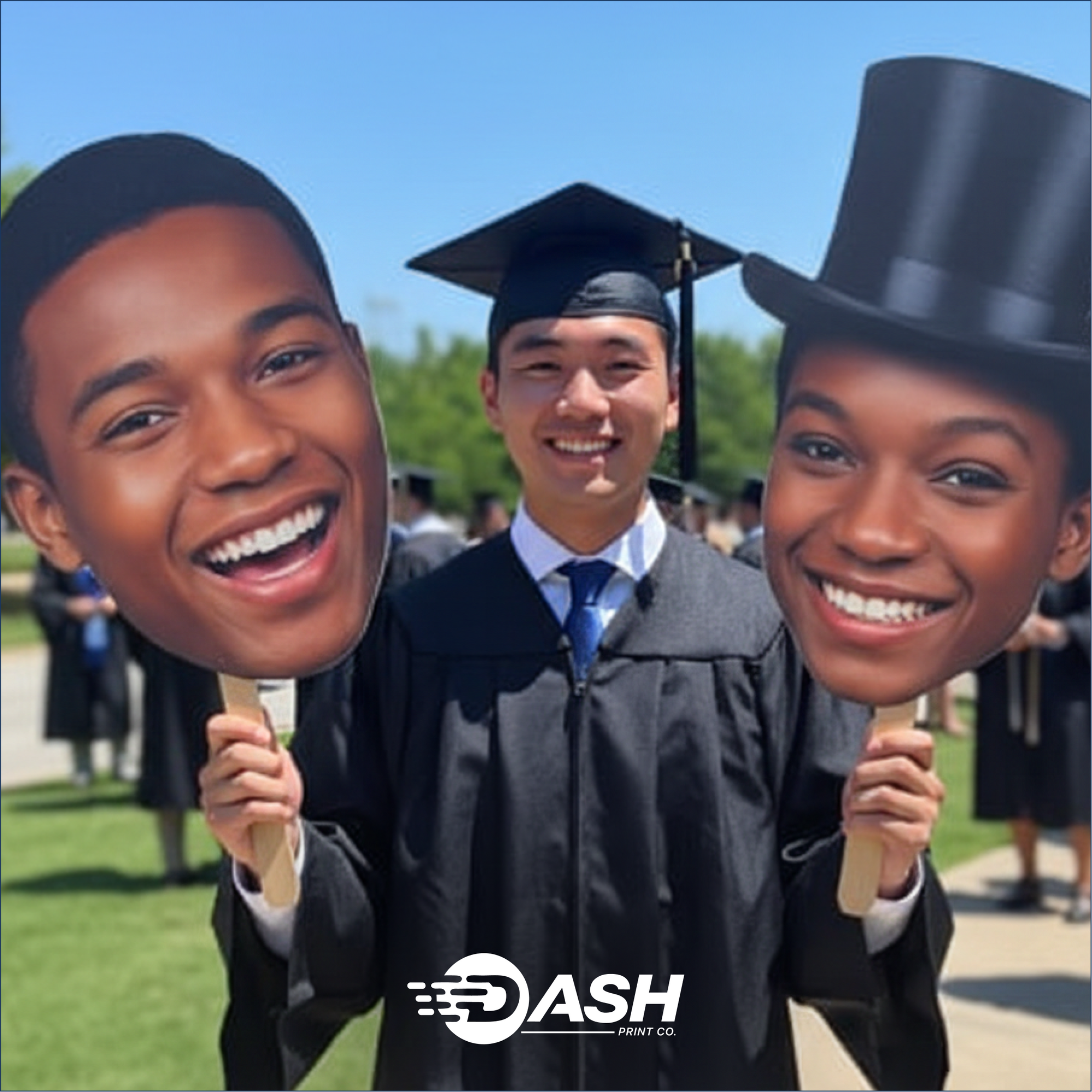 Graduate Big-Head Cutout