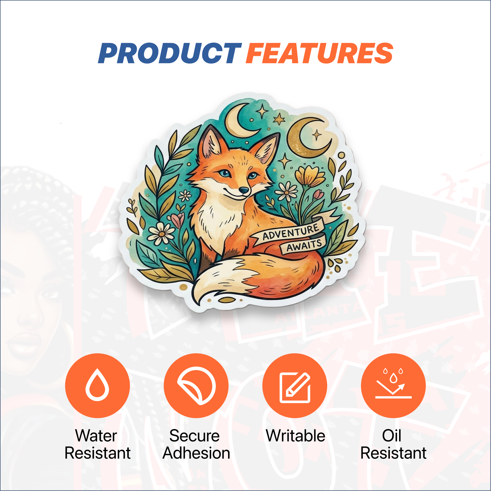 Custom Shape Kiss-Cut Stickers