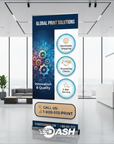 Retractable Roll Up Vinyl Banner
